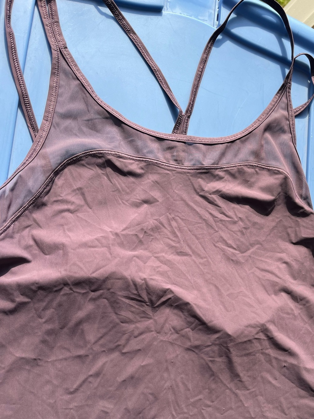 Women's Purple Tank Top with Thin Straps Lululemon xl